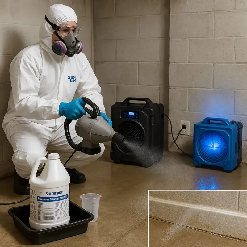 Sanitization and Odor Removal process in Deer Park, CA
